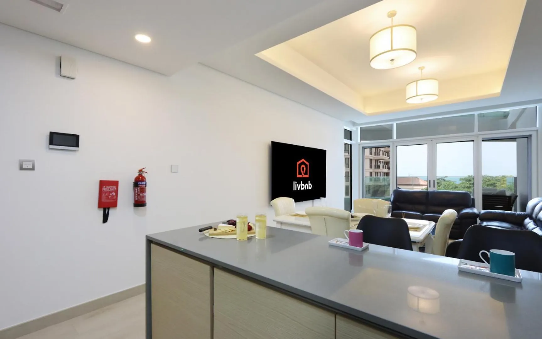 Apartment Livbnb-Tranquil 1B Steps To Palmboardwalk Sea View Dubai