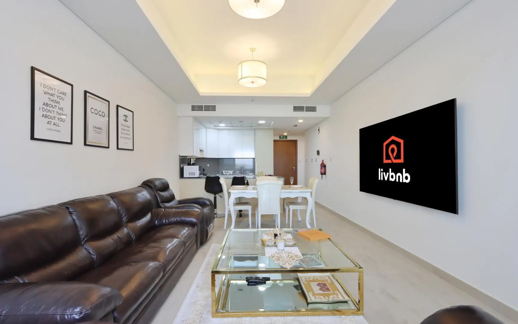 Apartment Livbnb-Tranquil 1B Steps To Palmboardwalk Sea View Dubai United Arab Emirates