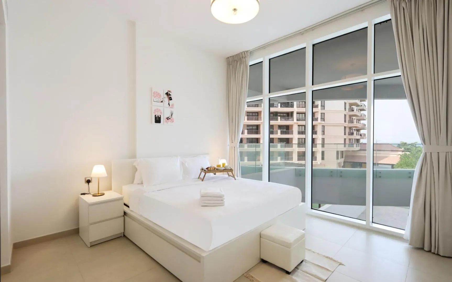 Livbnb-Tranquil 1B Steps To Palmboardwalk Sea View Dubai
